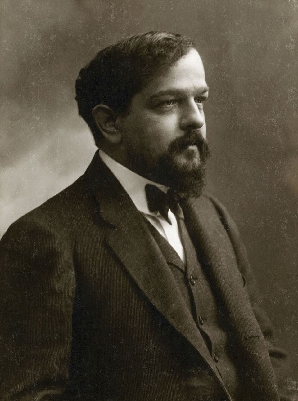 Portrait of Claude Debussy photographed by Nadar around 1908